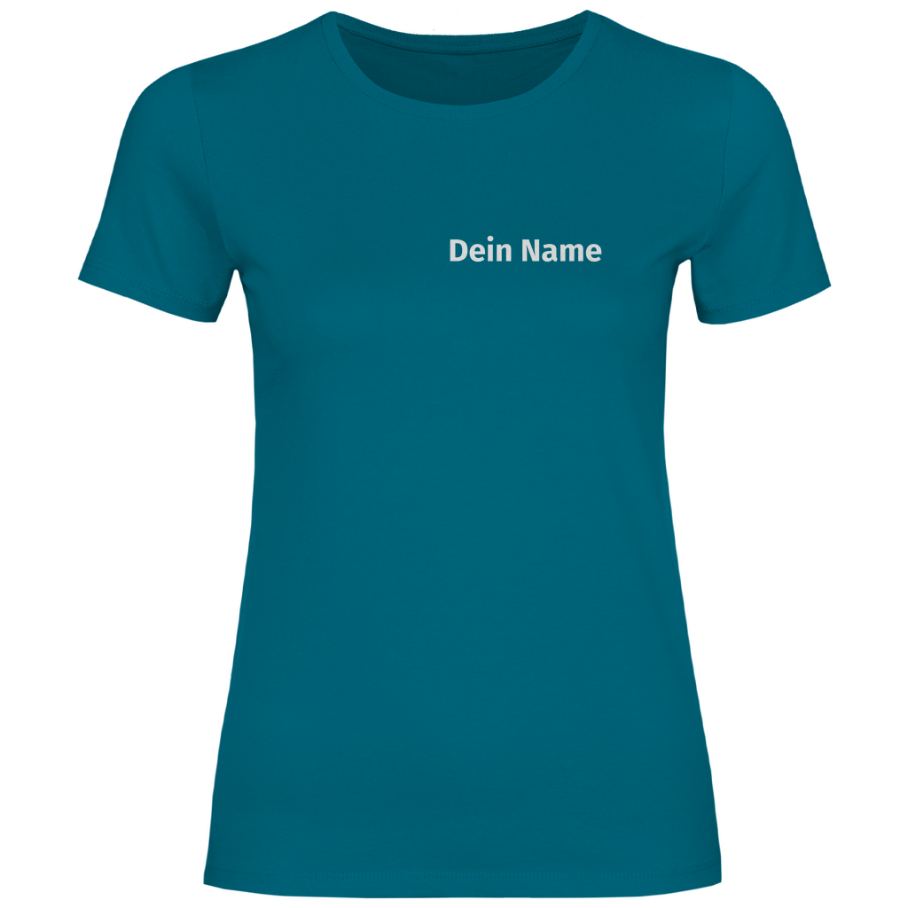 Damen T-Shirt - Freiwillige Feuerwehr Grün (Personalisierbar)