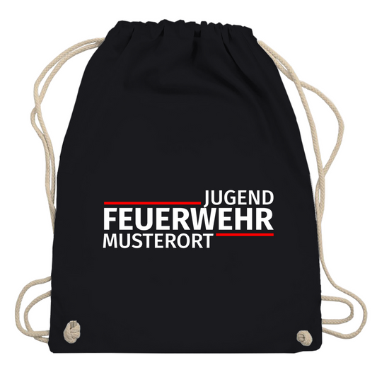 Turnbeutel - Modern Jugendfeuerwehr [Personalisierbar]
