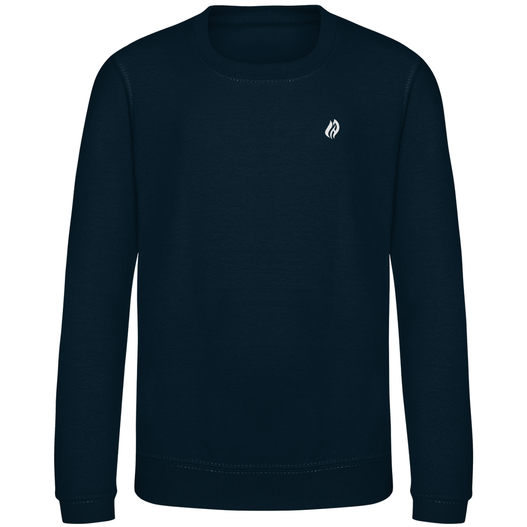 Kinder Sweatshirt - Flamme Freiwillige Feuerwehr Gelb [Personalisierbar]