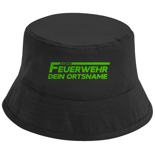 Bucket Hat - Jugendfeuerwehr Grün [Personalisierbar]