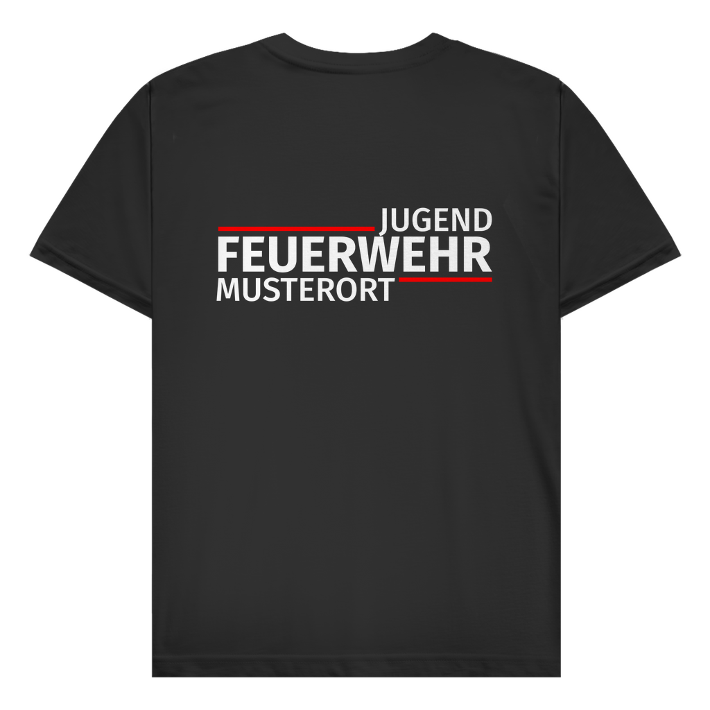 Herren T-Shirt - Modern Jugendfeuerwehr [Personalisierbar]