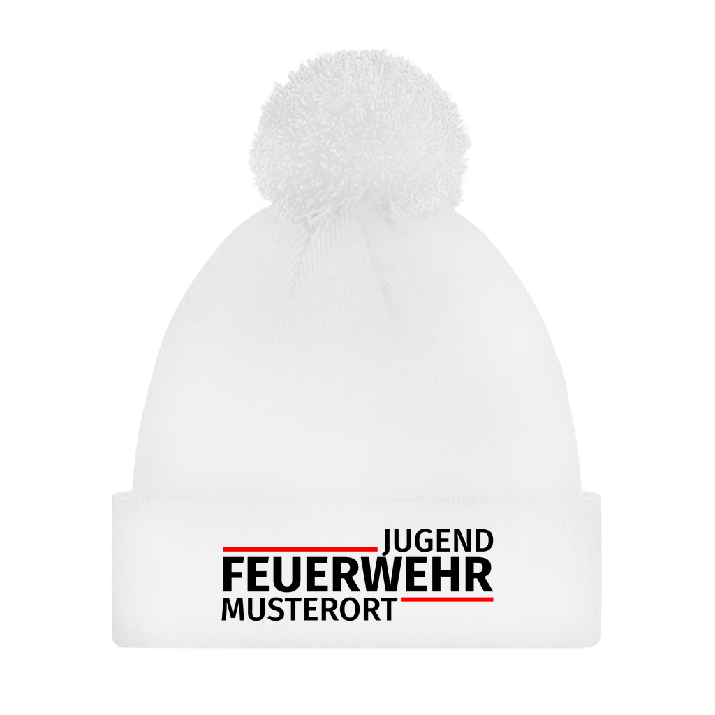 Bommelmütze - Modern Jugendfeuerwehr [Personalisierbar]