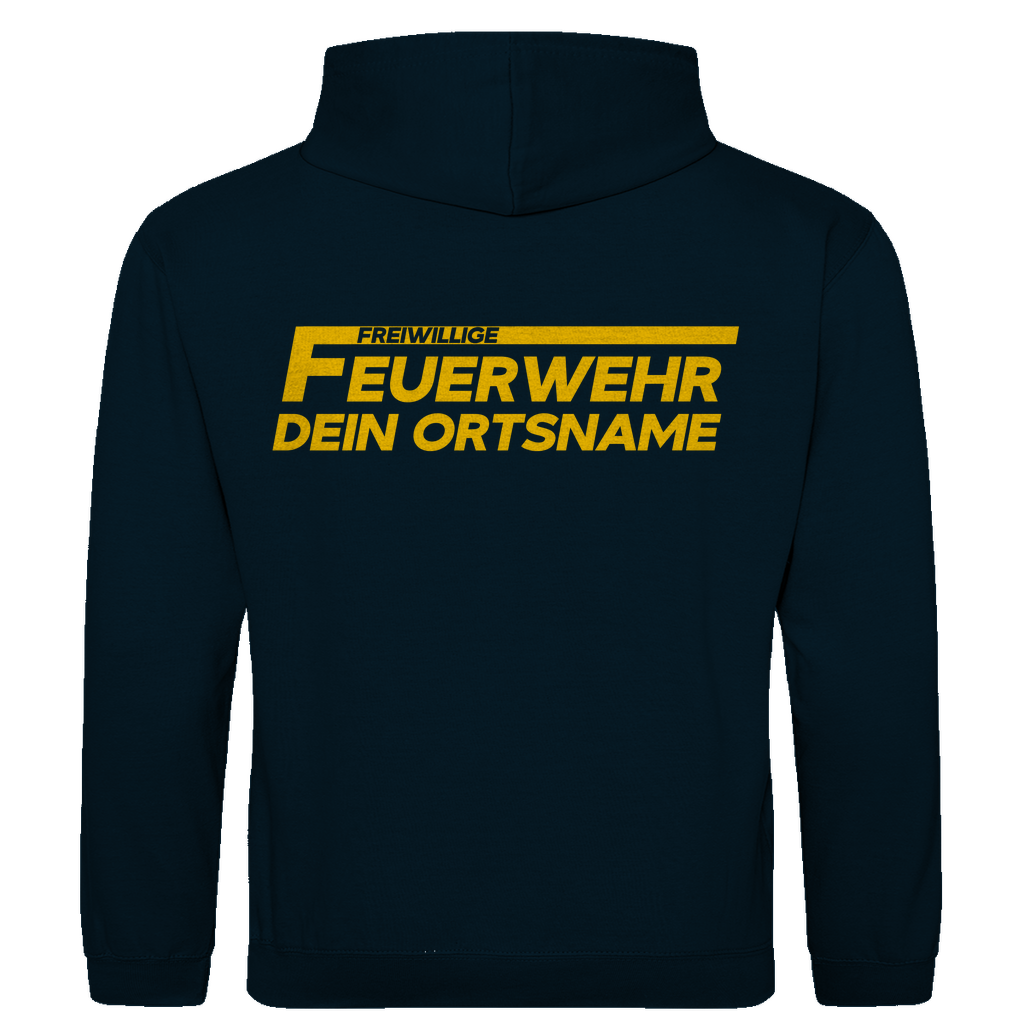 Herren Hoodie - Freiwillige Feuerwehr Gelb [Personalisierbar]