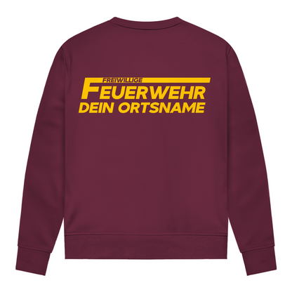Damen Sweatshirt - Freiwillige Feuerwehr Gelb [Personalisierbar]