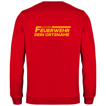 Herren Sweatshirt - Freiwillige Feuerwehr Gelb [Personalisierbar]