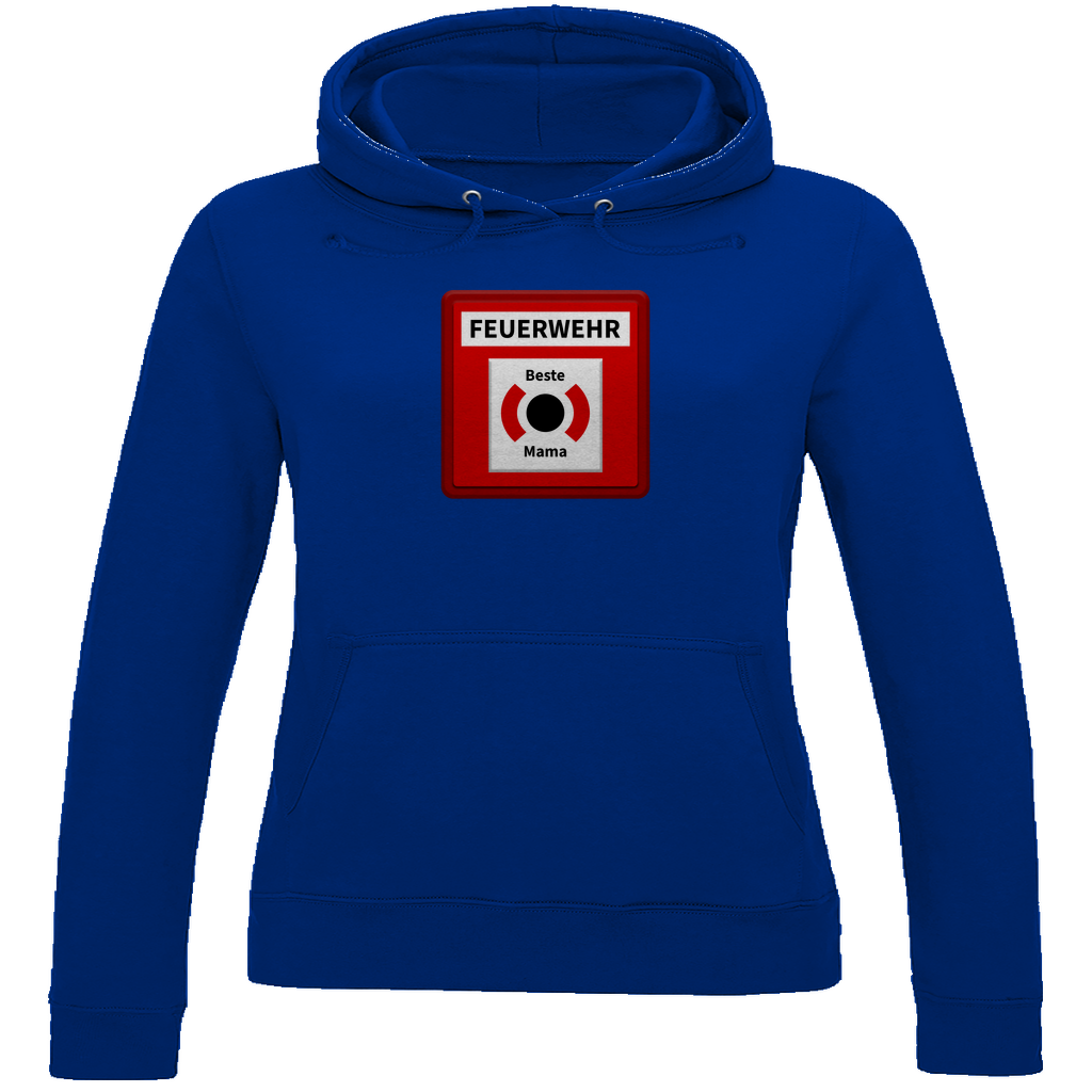 Damen Hoodie - Brandmelder Beste Mama