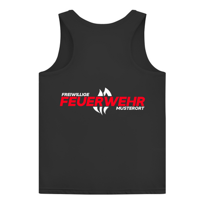 Damen Tank Top - Flamme Freiwillige Feuerwehr Rot [Personalisierbar]