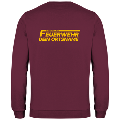 Herren Sweatshirt - Freiwillige Feuerwehr Gelb [Personalisierbar]