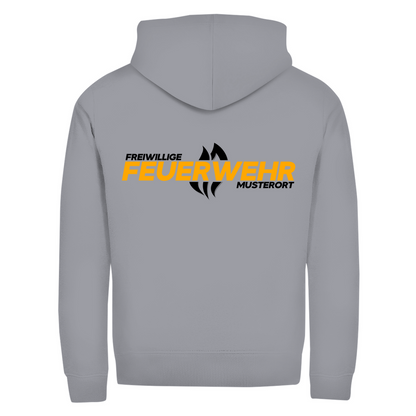 Unisex Zipper Hoodie - Flamme Freiwillige Feuerwehr Gelb [Personalisierbar]