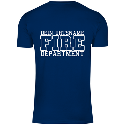 Herren T-Shirt - Fire Department (Personalisierbar)
