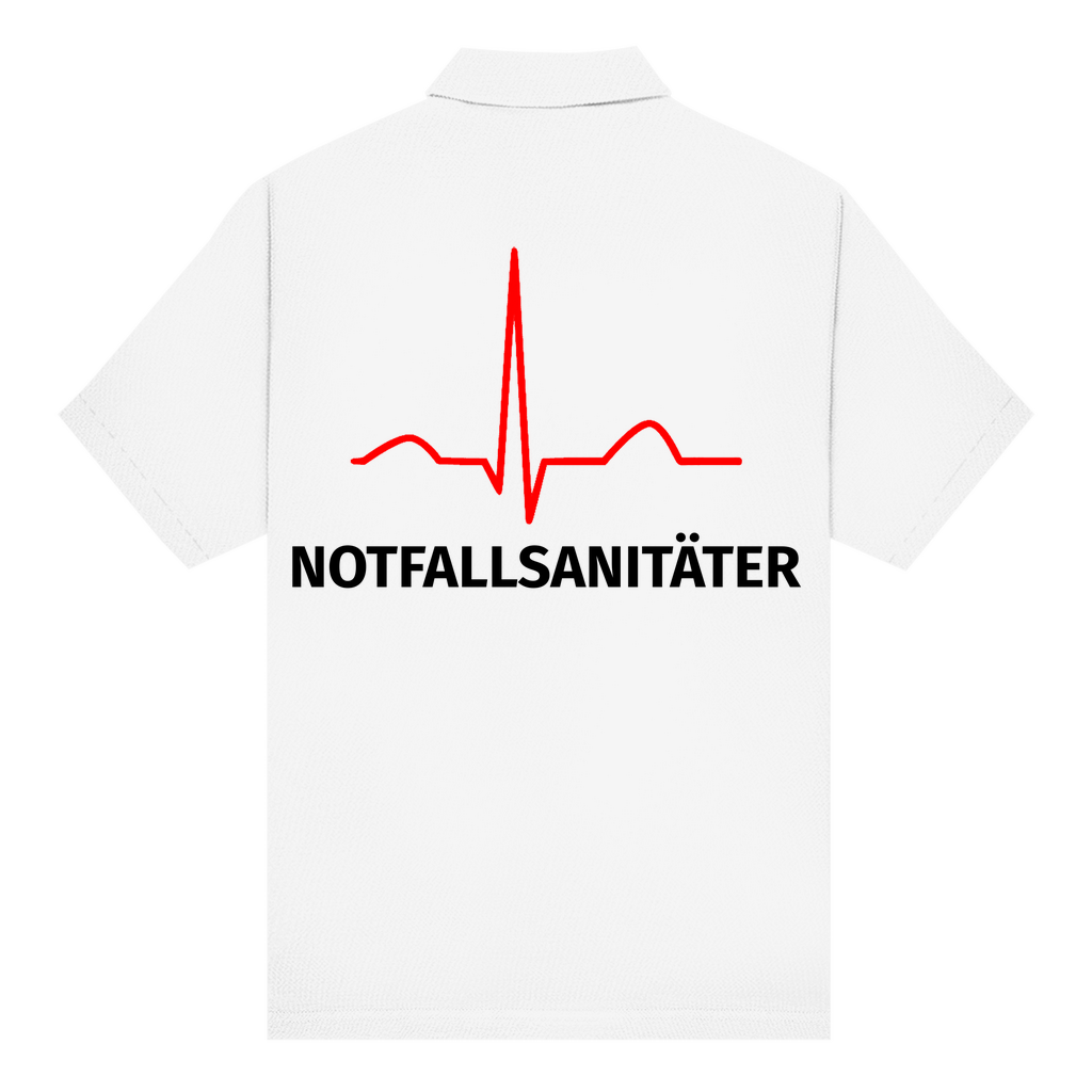 Unisex Poloshirt - EKG Notfallsanitäter