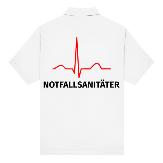 Unisex Poloshirt - EKG Notfallsanitäter
