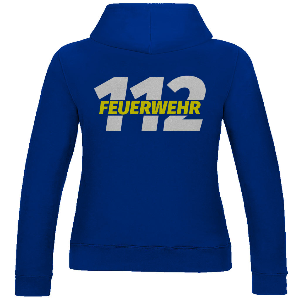 Damen Hoodie - 112 Feuerwehr Gelb