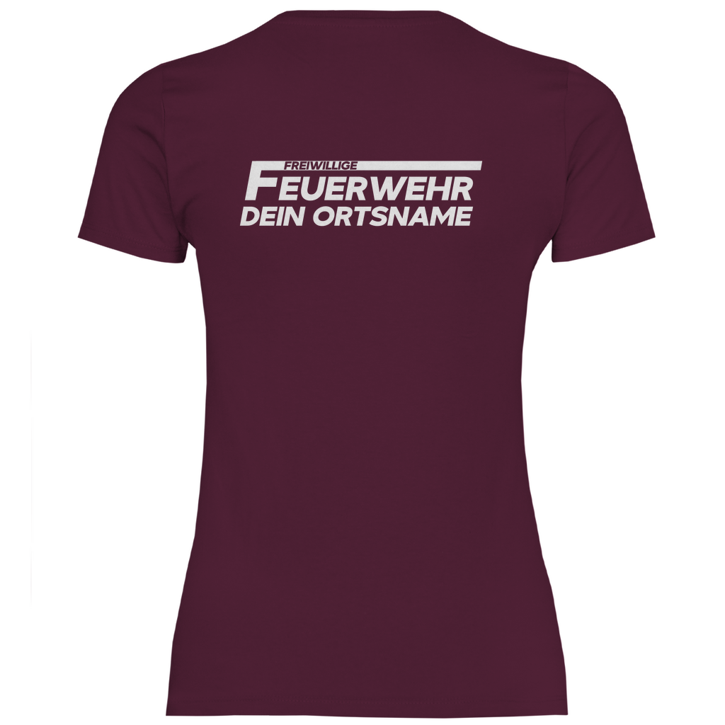 Damen T-Shirt - Freiwillige Feuerwehr [Personalisierbar]