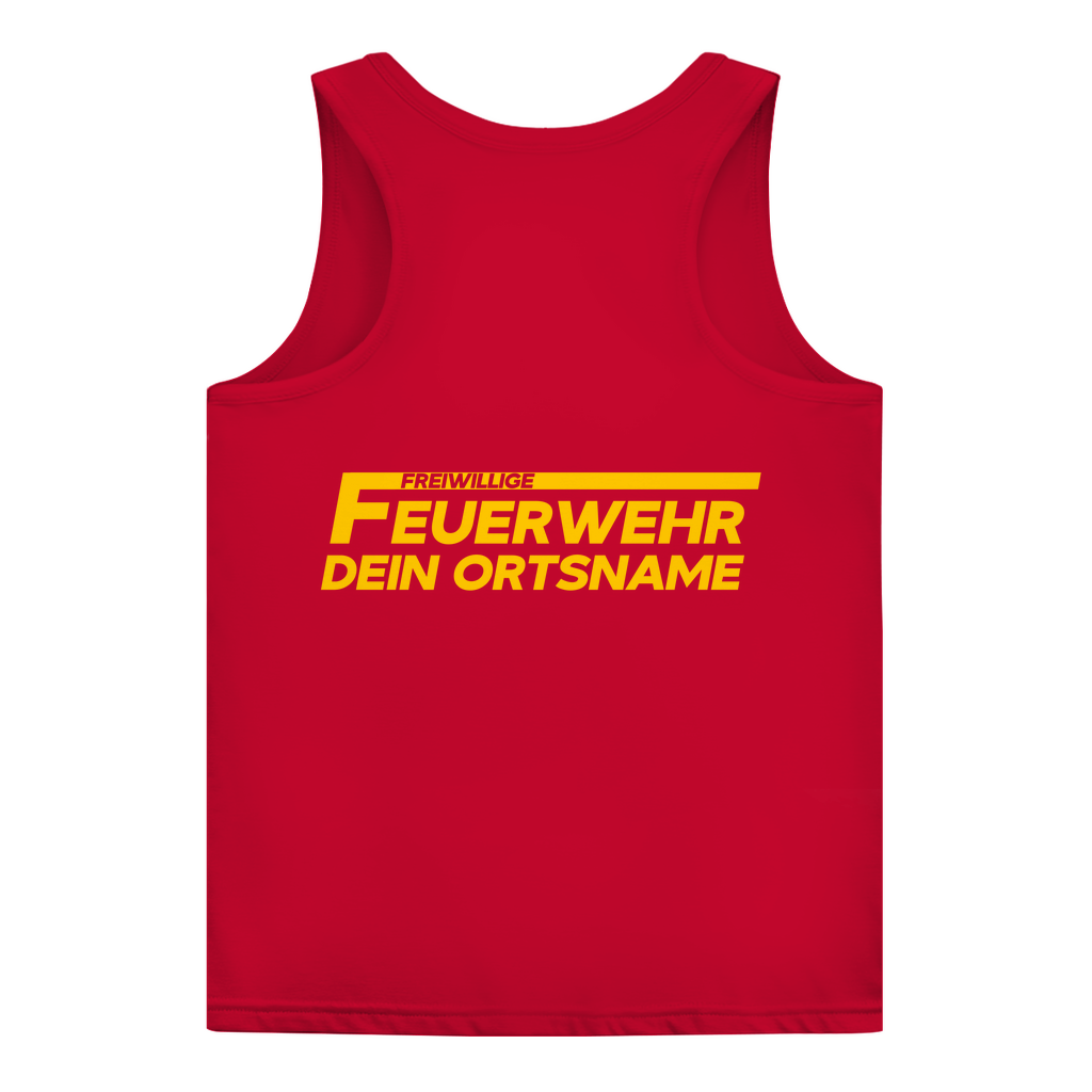 Damen Tank Top - Freiwillige Feuerwehr Gelb [Personalisierbar]