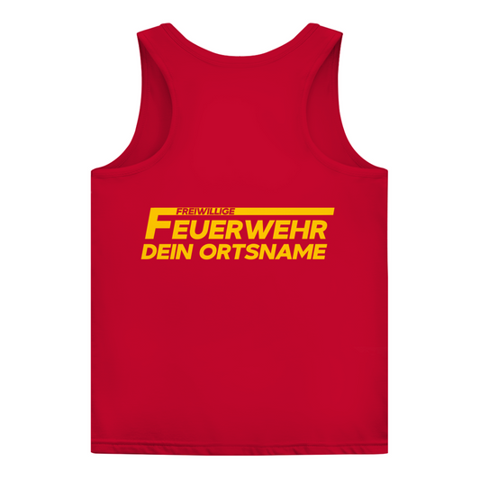 Damen Tank Top - Freiwillige Feuerwehr Gelb [Personalisierbar]
