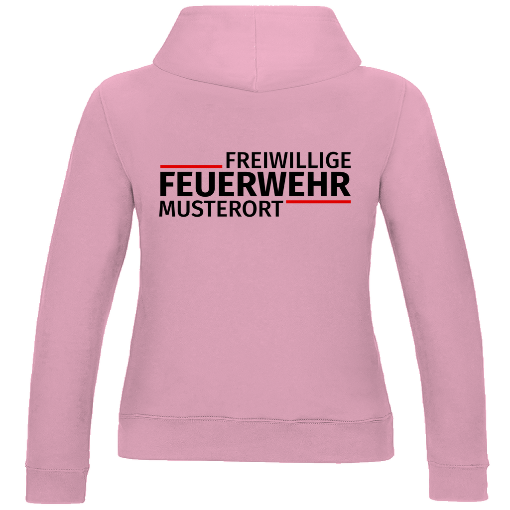 Damen Hoodie - Modern Freiwillige Feuerwehr [Personalisierbar]