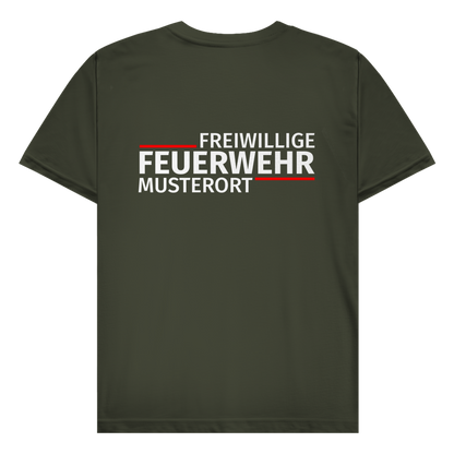 Herren T-Shirt - Modern Freiwillige Feuerwehr [Personalisierbar]