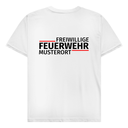 Herren T-Shirt - Modern Freiwillige Feuerwehr [Personalisierbar]