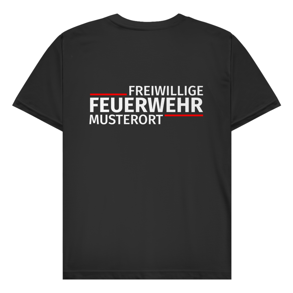 Herren T-Shirt - Modern Freiwillige Feuerwehr [Personalisierbar]
