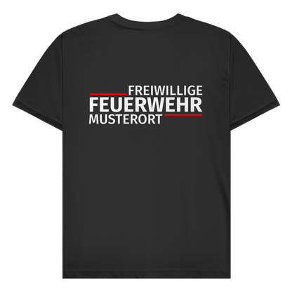 Herren T-Shirt - Modern Freiwillige Feuerwehr [Personalisierbar]