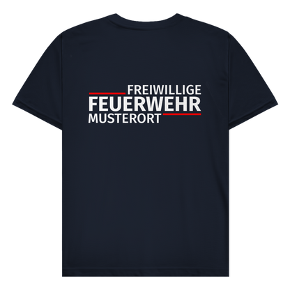 Herren T-Shirt - Modern Freiwillige Feuerwehr [Personalisierbar]