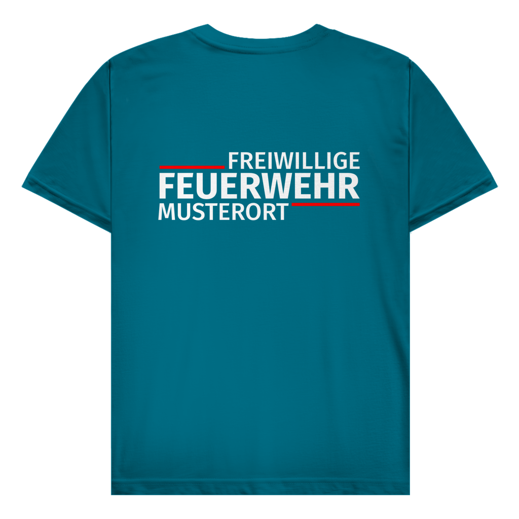 Herren T-Shirt - Modern Freiwillige Feuerwehr [Personalisierbar]