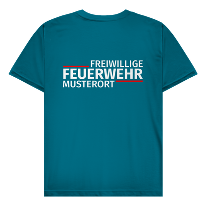 Herren T-Shirt - Modern Freiwillige Feuerwehr [Personalisierbar]