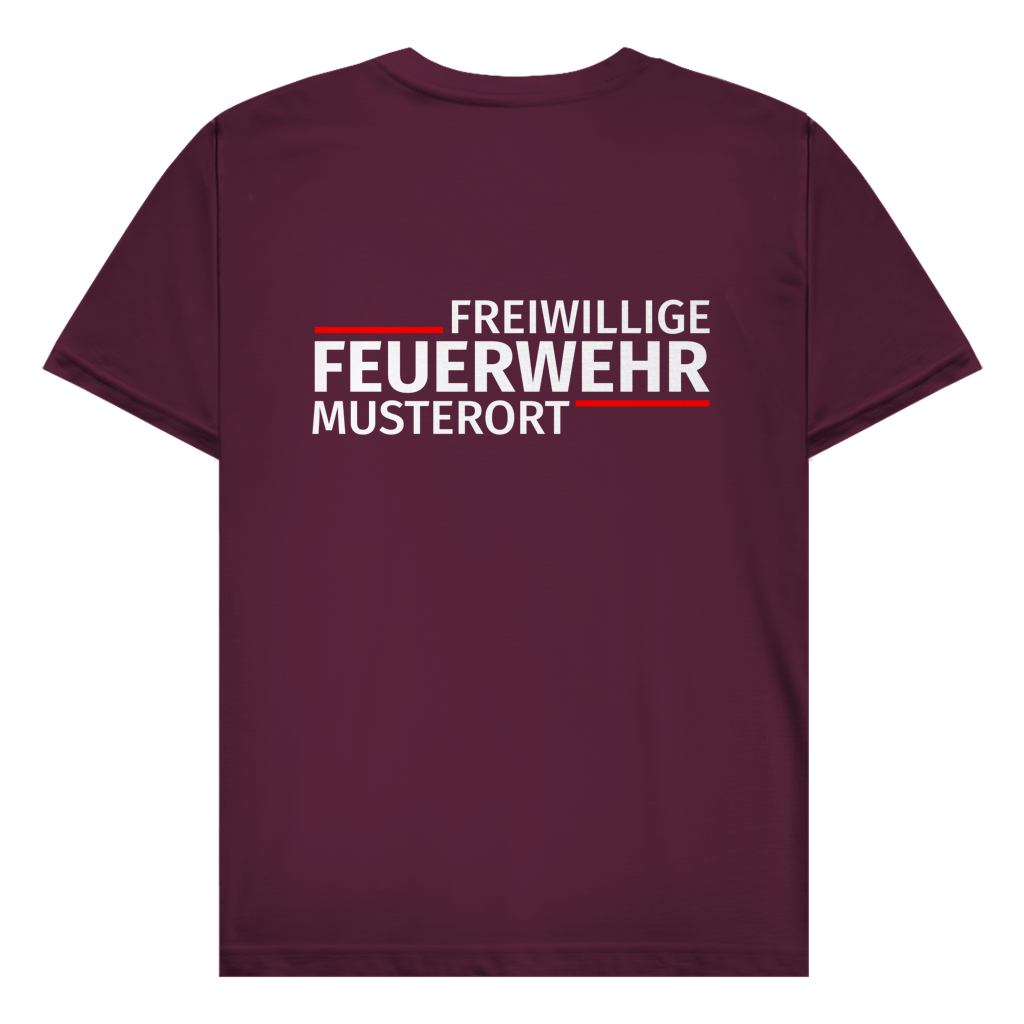 Herren T-Shirt - Modern Freiwillige Feuerwehr [Personalisierbar]