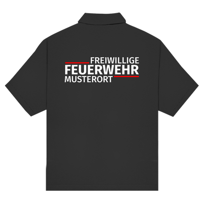 Unisex Poloshirt - Modern Freiwillige Feuerwehr [Personalisierbar]