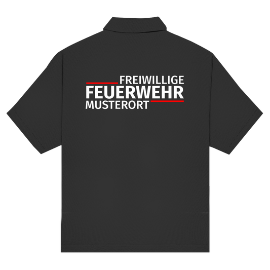 Unisex Poloshirt - Modern Freiwillige Feuerwehr [Personalisierbar]