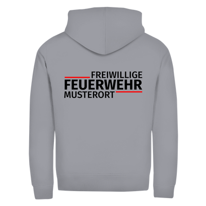 Unisex Zipper Hoodie - Modern Freiwillige Feuerwehr [Personalisierbar]