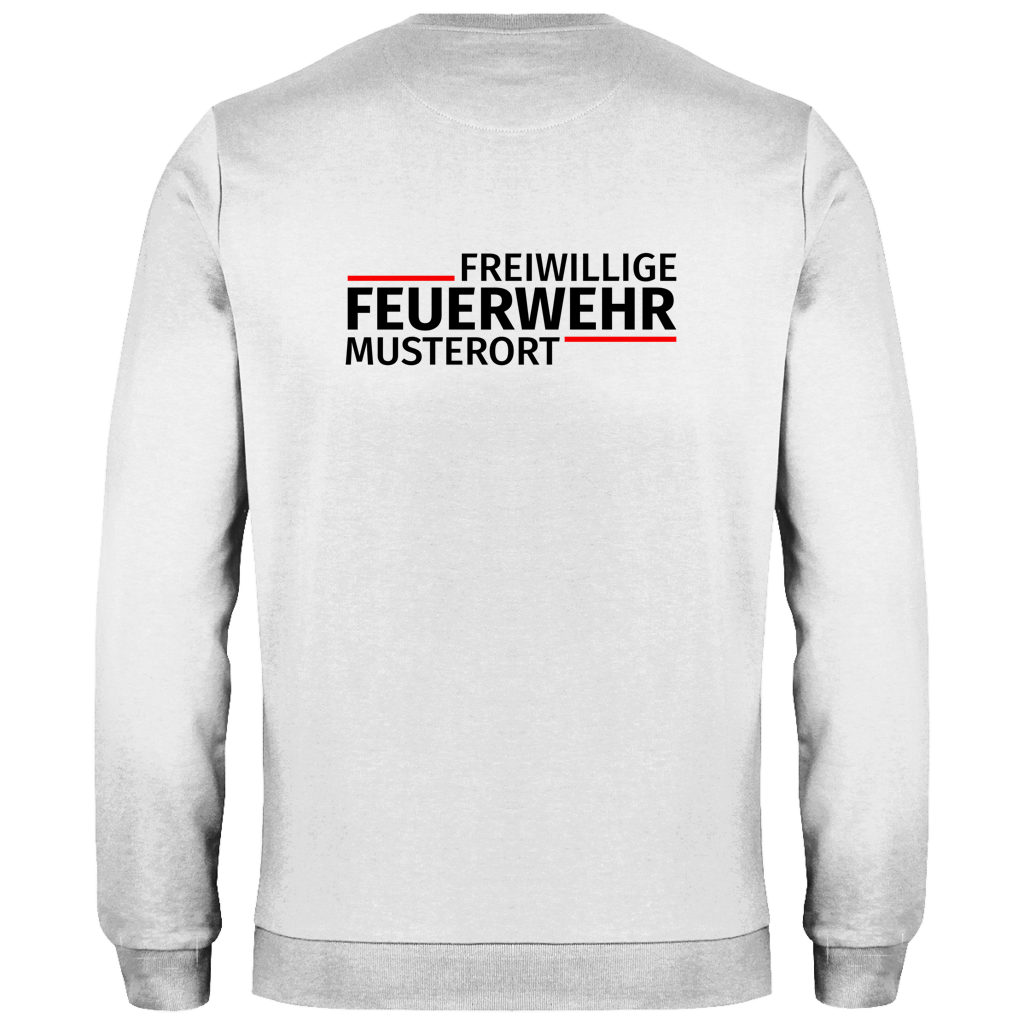 Herren Sweatshirt - Modern Freiwillige Feuerwehr [Personalisierbar]