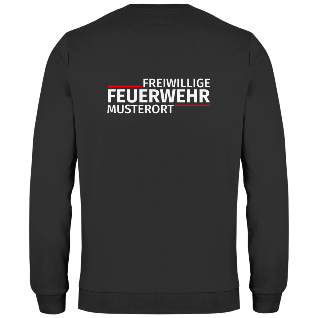 Herren Sweatshirt - Modern Freiwillige Feuerwehr [Personalisierbar]