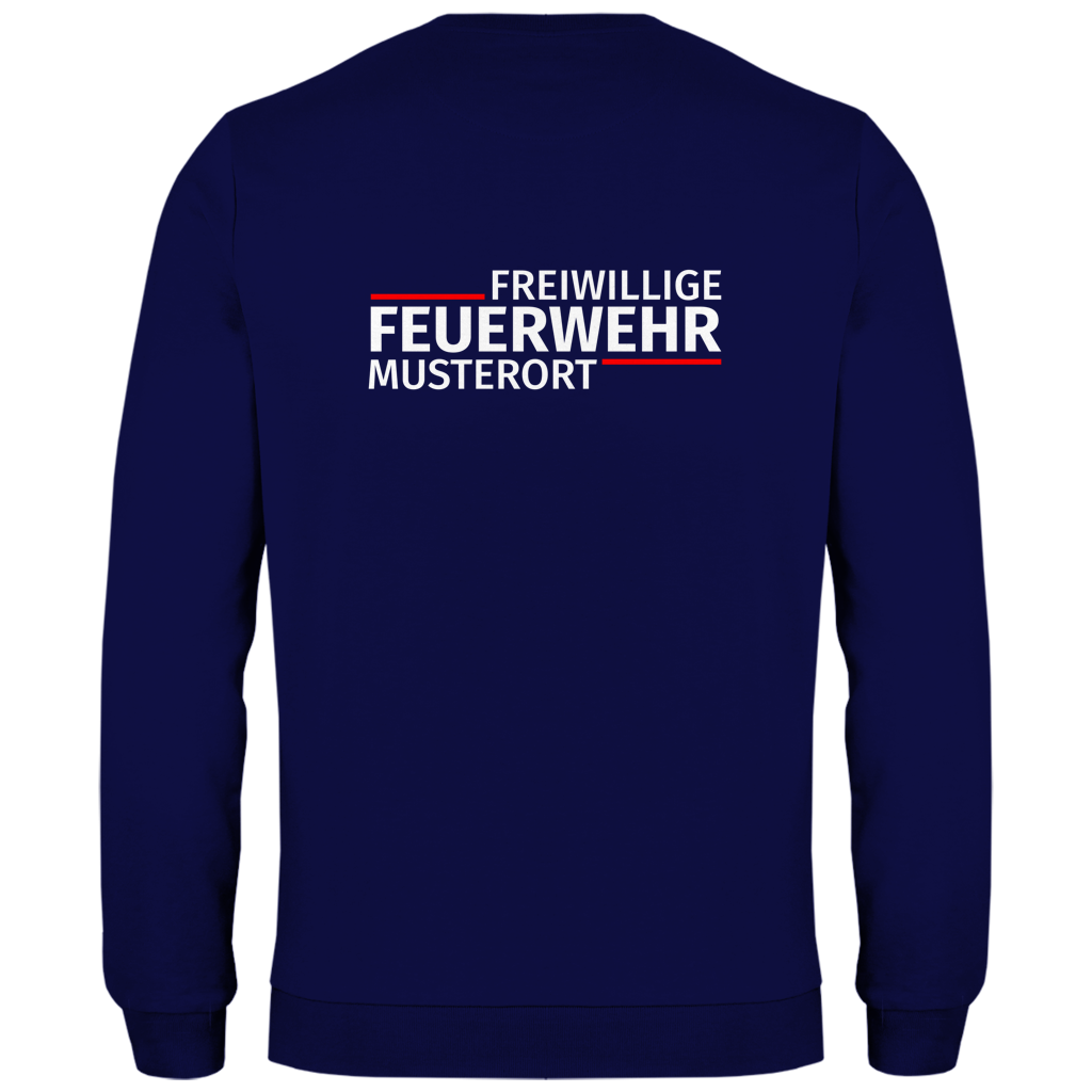 Herren Sweatshirt - Modern Freiwillige Feuerwehr [Personalisierbar]