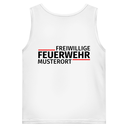 Herren Tank Top - Modern Freiwillige Feuerwehr [Personalisierbar]