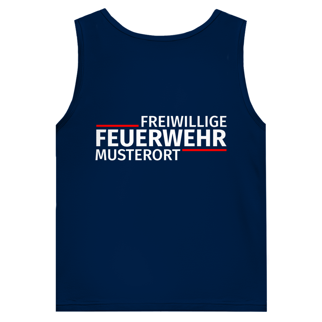 Herren Tank Top - Modern Freiwillige Feuerwehr [Personalisierbar]