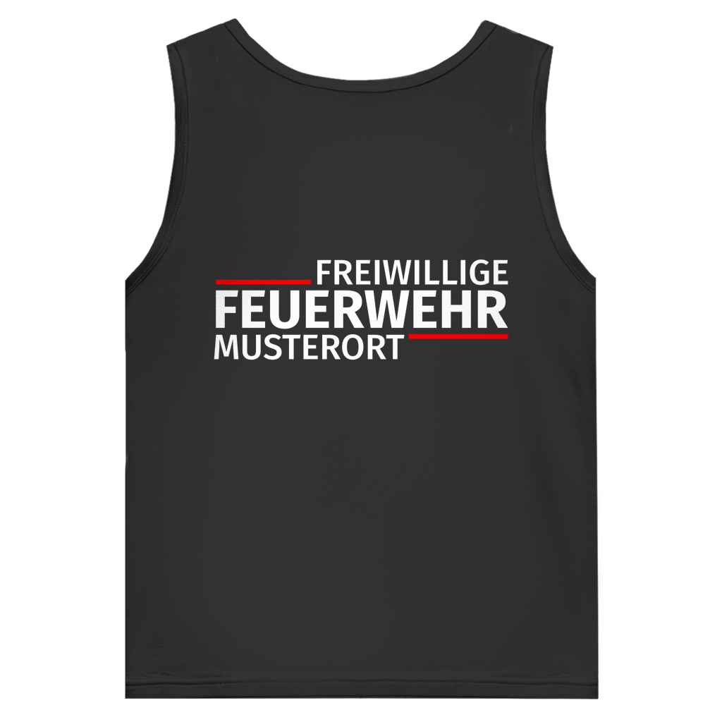 Herren Tank Top - Modern Freiwillige Feuerwehr [Personalisierbar]