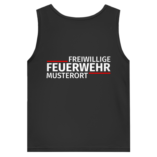 Herren Tank Top - Modern Freiwillige Feuerwehr [Personalisierbar]