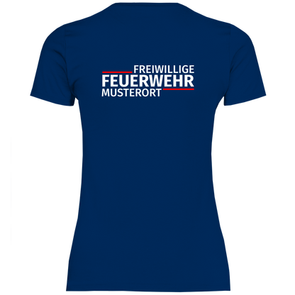 Damen T-Shirt - Modern Freiwillige Feuerwehr [Personalisierbar]