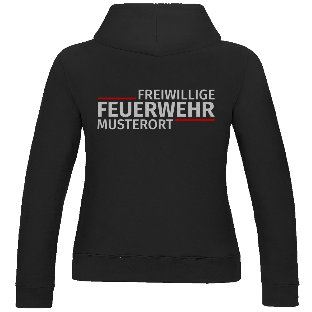 Damen Hoodie - Modern Freiwillige Feuerwehr [Personalisierbar]