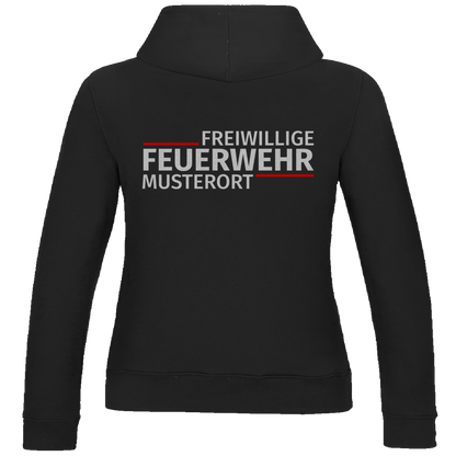 Damen Hoodie - Modern Freiwillige Feuerwehr [Personalisierbar]