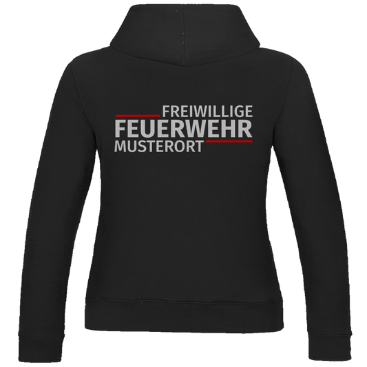 Damen Hoodie - Modern Freiwillige Feuerwehr [Personalisierbar]