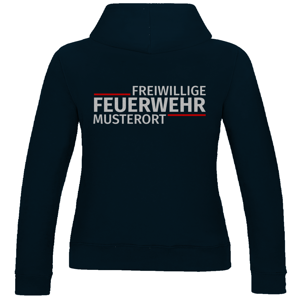 Damen Hoodie - Modern Freiwillige Feuerwehr [Personalisierbar]