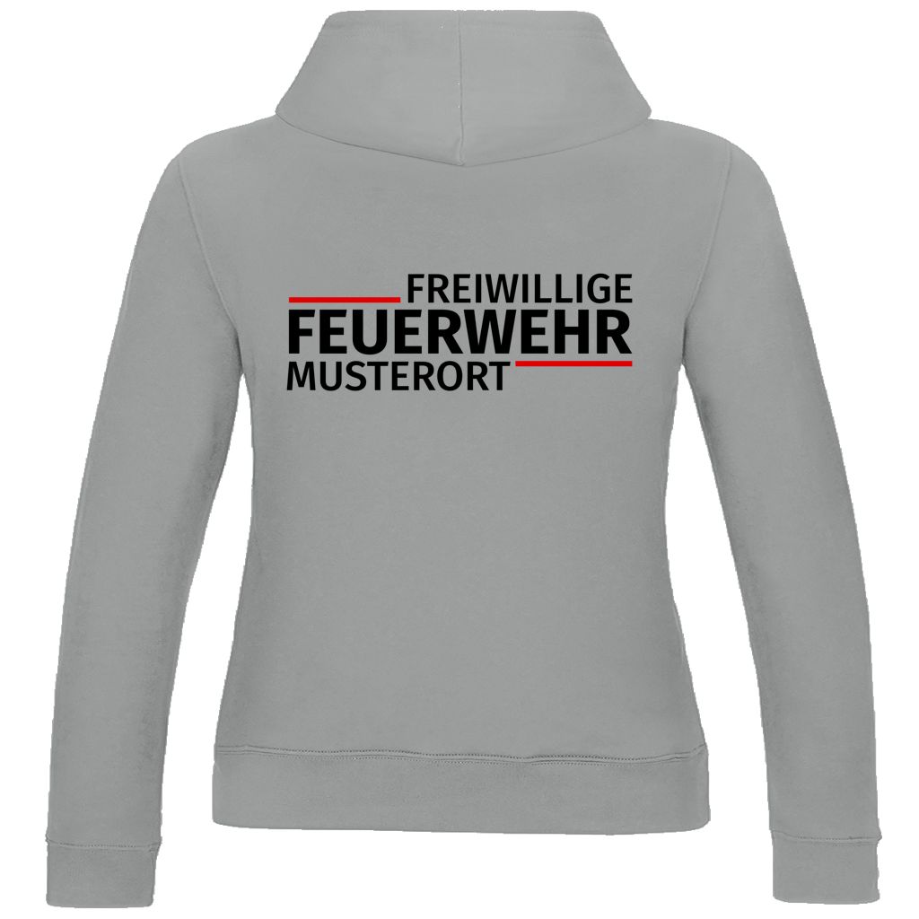 Damen Hoodie - Modern Freiwillige Feuerwehr [Personalisierbar]