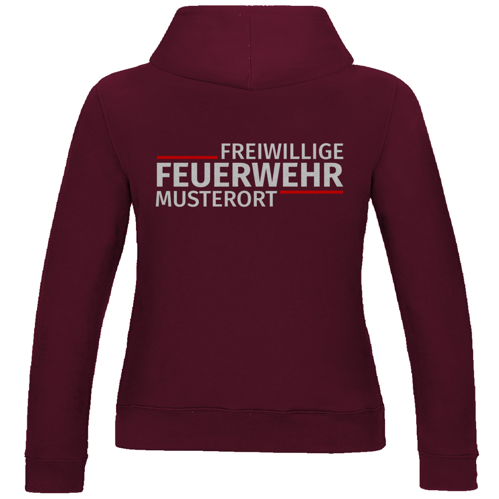 Damen Hoodie - Modern Freiwillige Feuerwehr [Personalisierbar]