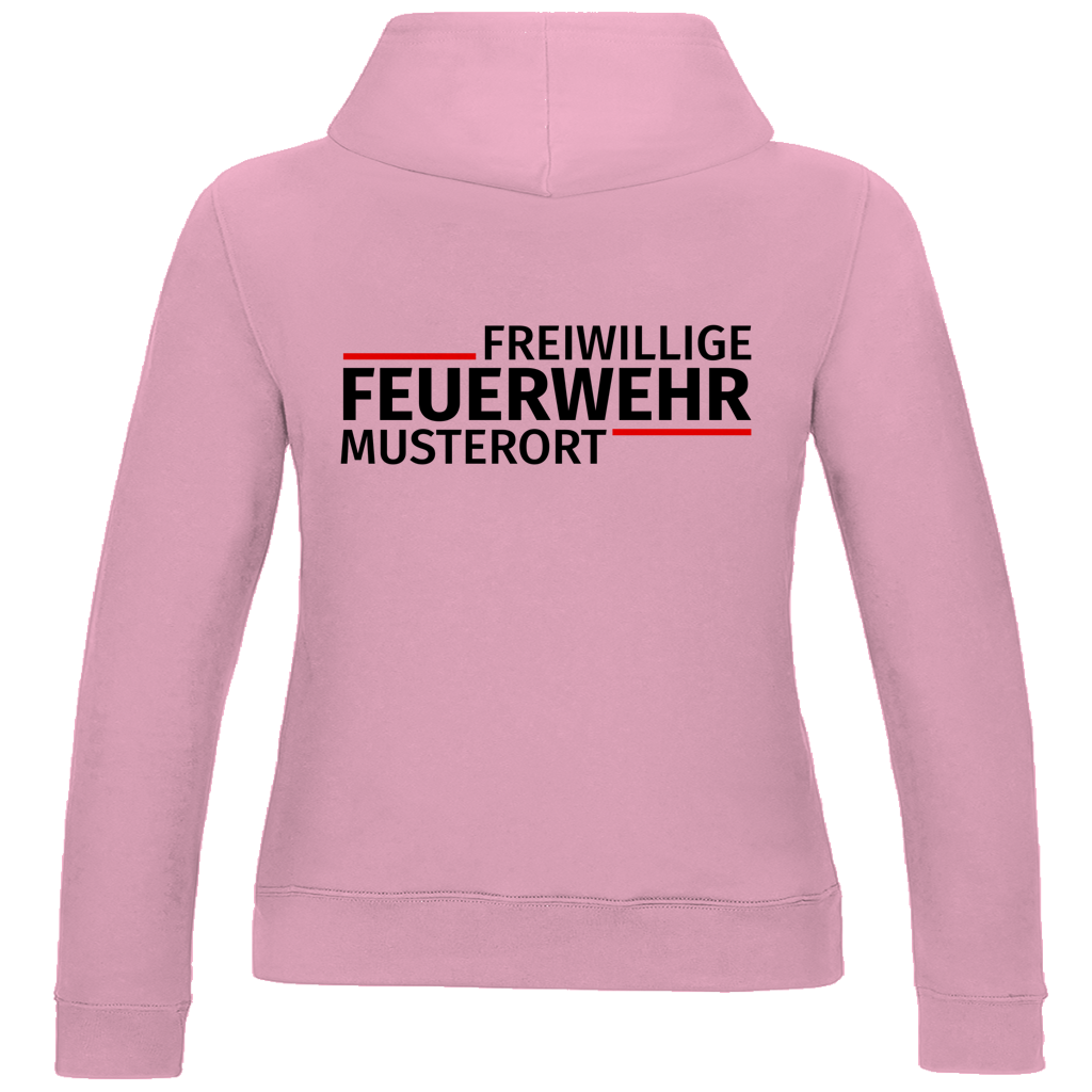 Damen Hoodie - Modern Freiwillige Feuerwehr [Personalisierbar]