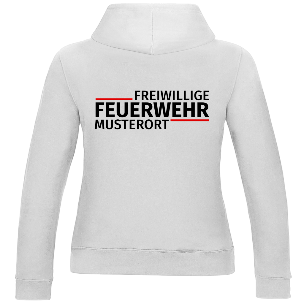 Damen Hoodie - Modern Freiwillige Feuerwehr [Personalisierbar]