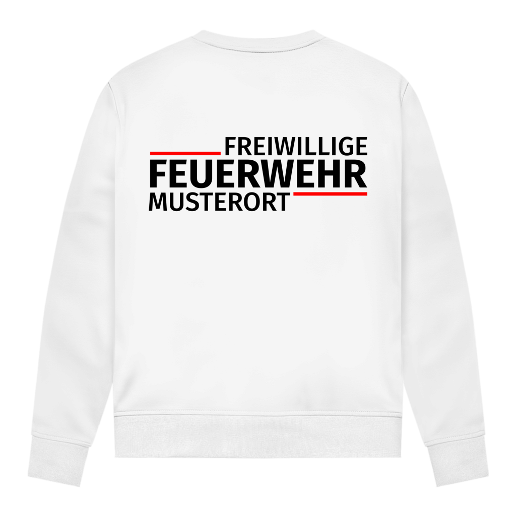 Damen Sweatshirt - Modern Freiwillige Feuerwehr [Personalisierbar]