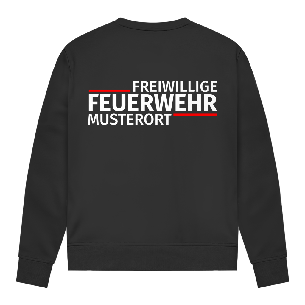 Damen Sweatshirt - Modern Freiwillige Feuerwehr [Personalisierbar]